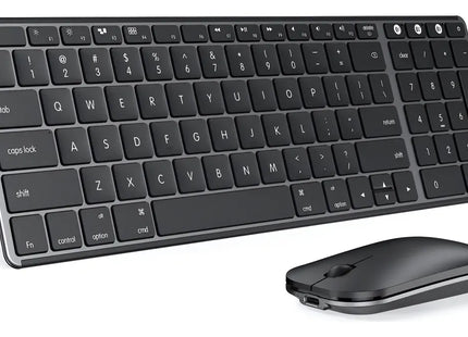 Teclado y Mouse Bluetooth, Seenda, Recargable Delgado