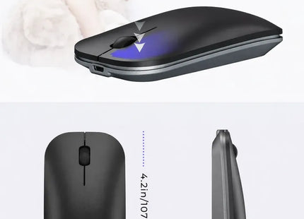 Combo Teclado y Mouse Inalámbricos Bluetooth Recargables